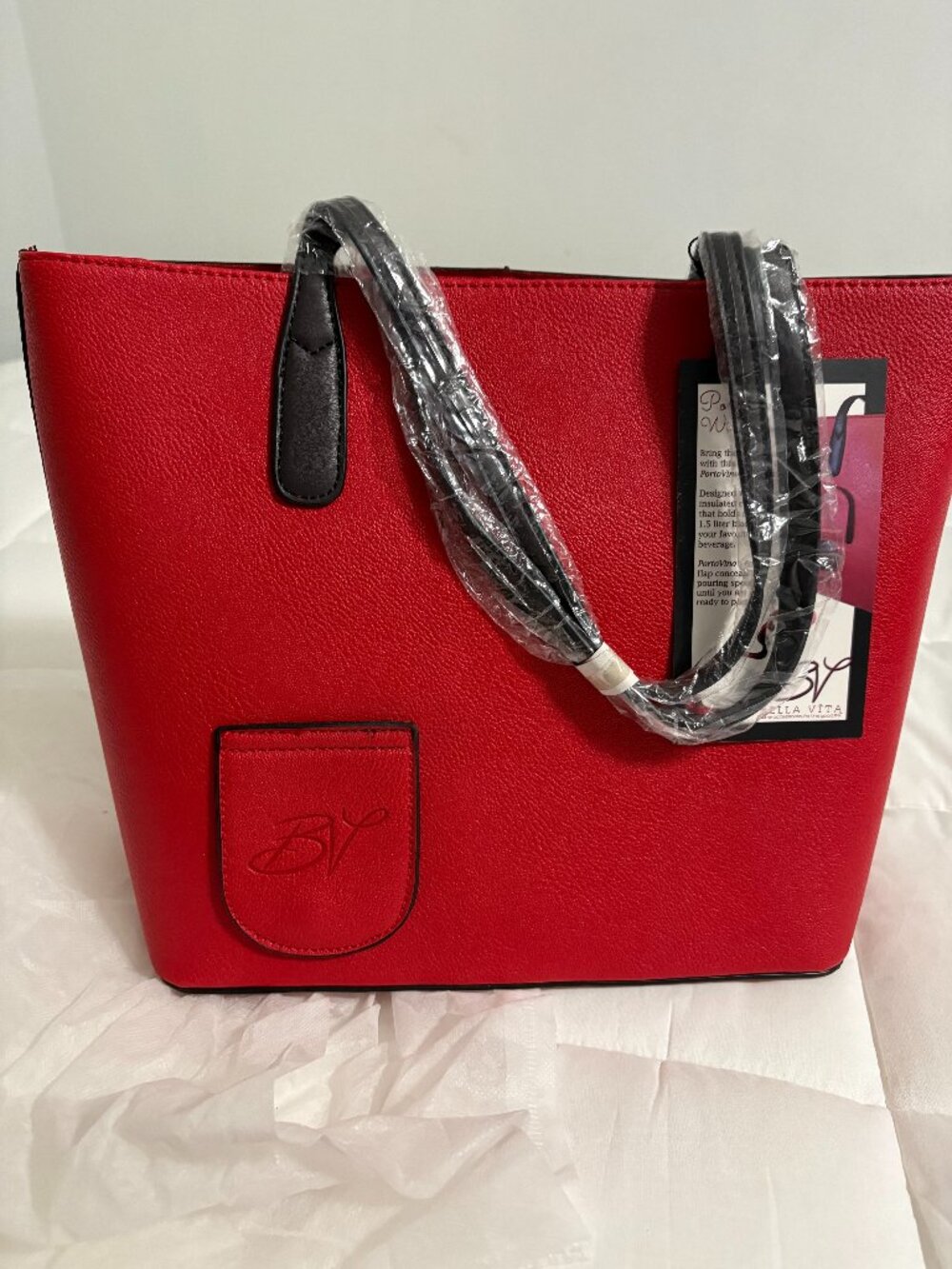 Porto Vino Wine Purse Red (Brand New)!